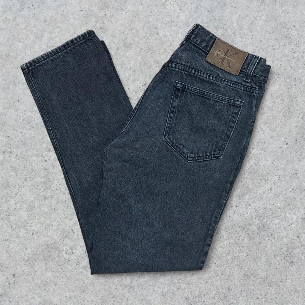 Vintage 90’s Calvin Klein Black Denim Jeans
